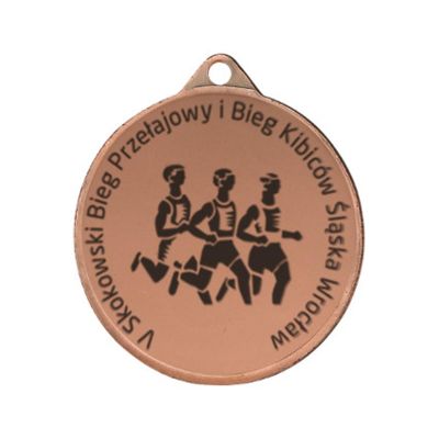 Medal stalowy grawerowany laserem- RMI