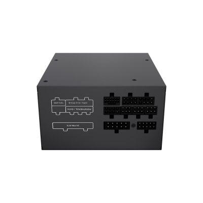 6. GEMBIRD ZASILACZ KOMPUTEROWY FORNAX POWER 750W 80+ GOLD ATX, 750W, AKTYWNE PFC, 12CM WENTYLATOR