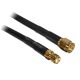 DeLOCK 10m SMA m/f kabel koncentryczny CFD200 Czarny