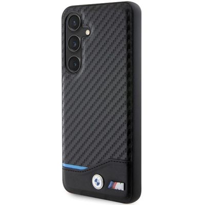 2. Etui BMW Leather Carbon na Samsung Galaxy S24 - czarne
