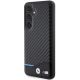 2. Etui BMW Leather Carbon na Samsung Galaxy S24 - czarne