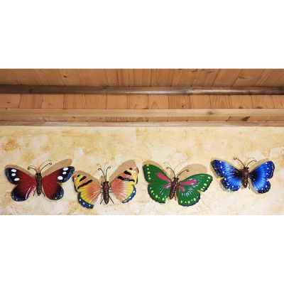 4. MOTYL DEKORACYJNY 26CM ZIELONY