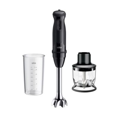 9. Braun MultiQuick 3 MQ30201M 0,6 l Blender immersyjny 900 W Czarny, Stal satynowa