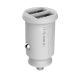 3. Mini ładowarka Baseus Grain Car Charger CCALL-ML02 samochodowa 2x USB-A 3.1A - biała