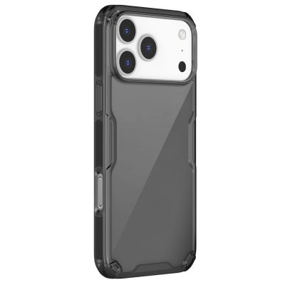 3. Etui Nillkin Nature TPU Pro na iPhone 17 Pro Max - półprzezroczysto-czarne