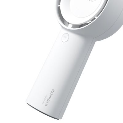 13. Mini dmuchawa Jisulife Handheld Fan Life5 Plus 4000 mAh przenośny wiatraczek wentylator USB - biały