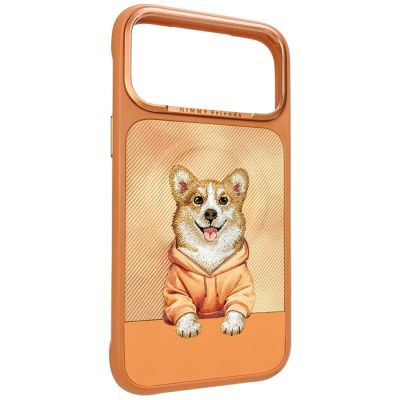 3. Etui Nimmy Gentle Pets Series Dog MagSafe na iPhone 17 Pro Max - pomarańczowe