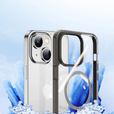 11. Dux Ducis Clin2 etui iPhone 14 Plus magnetyczny pokrowiec MagSafe szare