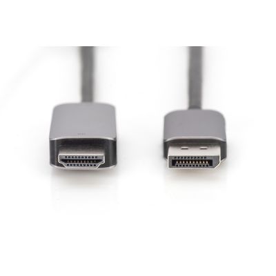 3. Kabel adapter PREMIUM DisplayPort - HDMI 8K 60Hz DP/HDMI M/M 1,8m