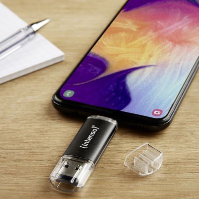 5. Intenso Twist Line pamięć USB 128 GB USB Type-A / USB Type-C 3.2 Gen 1 (3.1 Gen 1) Antracyt