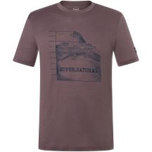 Koszulka z krótkim rękawem męska SUPER.NATURAL M 7 Peaks Tee fioletowa