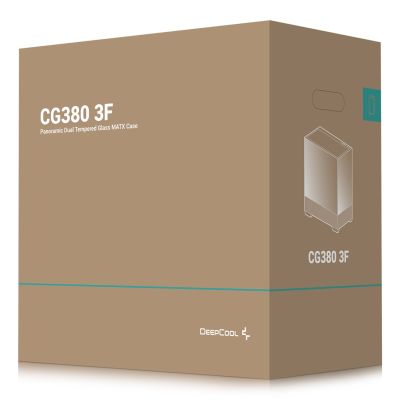 23. DeepCool CG380 3F Midi Tower Czarny