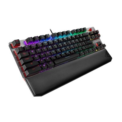 3. ASUS ROG Strix Scope NX TKL Deluxe klawiatura Gaming USB Niemiecki Czarny, Szary