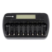 EVERACTIVE ŁADOWARKA PROCESOROWA AAA/AA, 8 W PEŁNI NIEZALEŻNYCH KANAŁÓW, ŁADOWANIE, ODŚWIEŻANIE, ADAPTER 12V W ZEST. NC-800