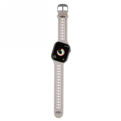 3. Pasek Decoded Silicone Ares O Band  na Apple Watch 40 / 41 / 42 mm - beżowy