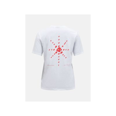 4. Koszulka PEAK PERFORMANCE Explore Graphic Tee Women czerwony