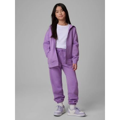 6. Bluza dresowa loose z kapturem dziewczęca 4F 4FJRSS26TSWSF2715-51S