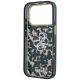 7. Etui Guess IML 4G Script Metal Logo MagSafe na iPhone 18 Pro - burgundowe