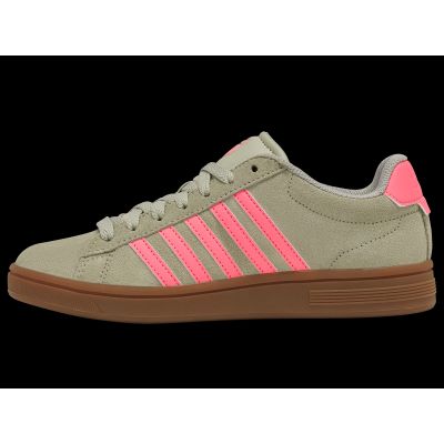 5. Sneakersy damskie K-swiss COURT TIEBRK II zielone (99492-059-M)