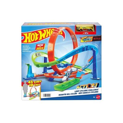7. Hot Wheels Action Zestaw Zakręcone tornado Loop Cyclone Challenge HTK16 MATTEL