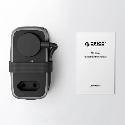 2. Listwa zasilająca Orico APP 15.5W 5w1 2x AC + 2x USB-A + 1x USB-C - czarna