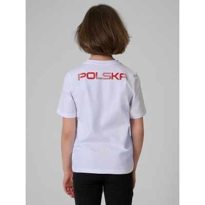 2. T-shirt kibica dziecięcy 4F 4FJSMM00TTSHU2236-10S