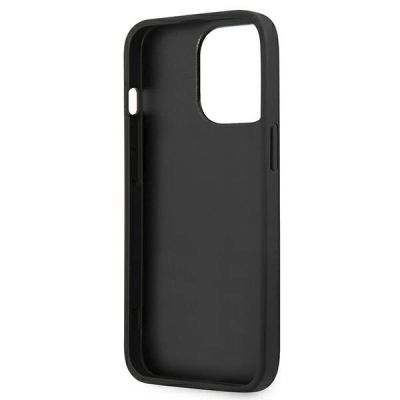 7. Etui Guess Saffiano 4G Metal Logo na iPhone 13 Pro / 13  6,1" - czarne