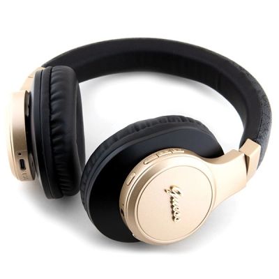 2. Słuchawki nauszne Guess 4G Script Bluetooth - czarne