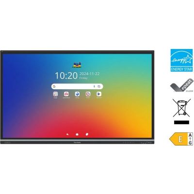 Viewsonic IFP5551 Display tablica interaktywna 139,7 cm (55") 3840 x 2160 px Ekran dotykowy Czarny