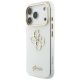2. Etui Guess IML 4G Script Metal na iPhone 17 Pro Max / 18 Pro Max - białe