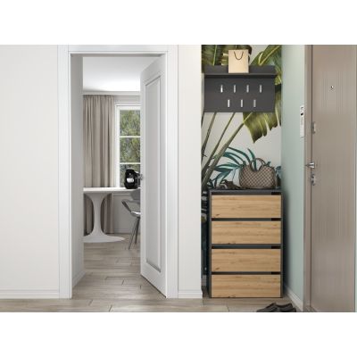 3. SZAFKA NA BUTY MODO X2 ANTRACYT/ARTISAN