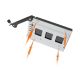 We-Ra. IcyDock z miejscem na 2 dyski: 2x6,3cm SATAI-III/SAS HDD&SSD w kolorze, 1x3,5" Metal