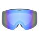 2. Uvex Skibrille provoqe FM gogle do sportów zimowych Czarny Mężczyźni Niebieski Soczewka sferyczna