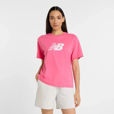 4. Koszulka New Balance Sport Jersey Relaxed Logo W WT43583DAB