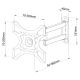 3. Techly ICA-LCD 2923B uchwyt do telewizorów 94 cm (37") Czarny