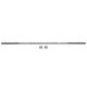 4. Gryf prosty HMS z gwintem i zaciskiem GPR165  30MM x 165 CM HMS