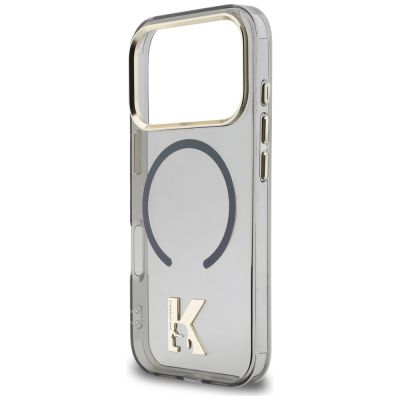 6. Etui Karl Lagerfeld IML K Head Logo MagSafe na iPhone 17 Pro - czarne