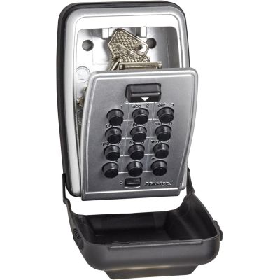 6. MASTER LOCK 5423EURD sejf Sejf ścienny Czarny, Szary