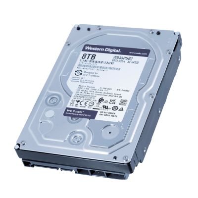 2. Dysk HDD WD Purple WD85PURZ (8 TB ; 3.5"; 256 MB; 5640 obr/min)