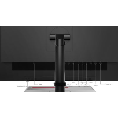 35. Lenovo ThinkVision P27u-20 monitor komputerowy 68,6 cm (27") 3840 x 2160 px 4K Ultra HD LED Czarny