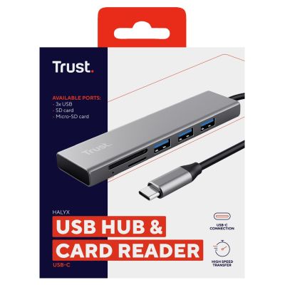 2. Trust HALYX FAST USB-C HUB CARD  READER