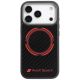 Etui Audi RSQ Carbon Fiber Sport Red Circle MagSafe do iPhone 17 Pro - czarne