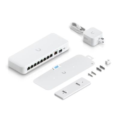 2. Switch Ubiquiti UniFi  9p Managed Multigigabit/10G (USW-Flex-2.5G-8-EU)