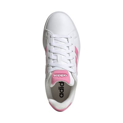4. Buty dla dzieci adidas Grand Court 3.0 biało-różowe HP3528