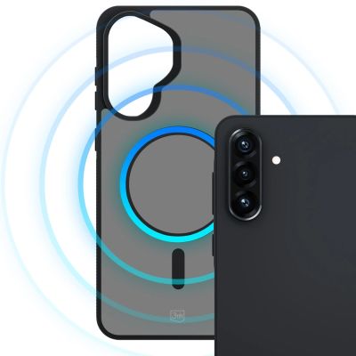 2. Etui 3mk Smoke MagCase na Samsung Galaxy A57 - szare-półprzezroczyste