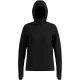 Bluza z kapturem damska Odlo ESSENTIAL THERMAL Mid layer hoody czarna   S