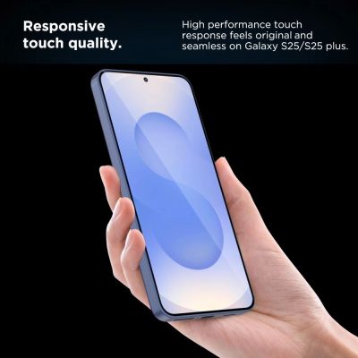 5. Szkło hartowane Tech-Protect Quick Set+ na Samsung Galaxy S25 - przezroczyste