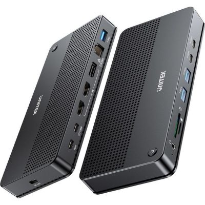 7. Stacja dokująca Unitek D1104A01 13w1 MST HDMI DP 8K PD 100W