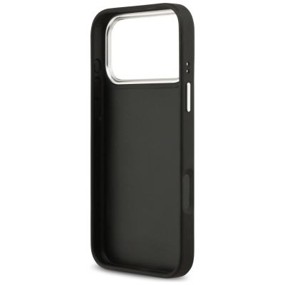 7. Etui Guess Grained Big 4G Classic Logo na iPhone 17 Pro Max - czarne