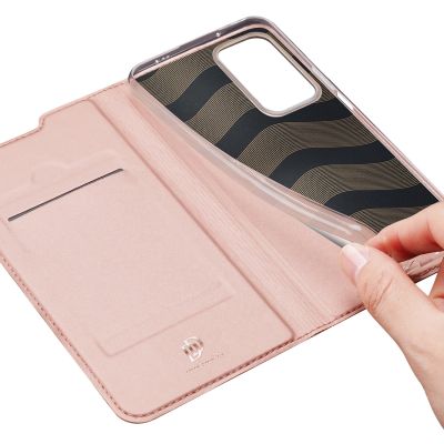 8. Dux Ducis Skin Pro kabura etui pokrowiec z klapką Xiaomi Poco F4 5G różowy